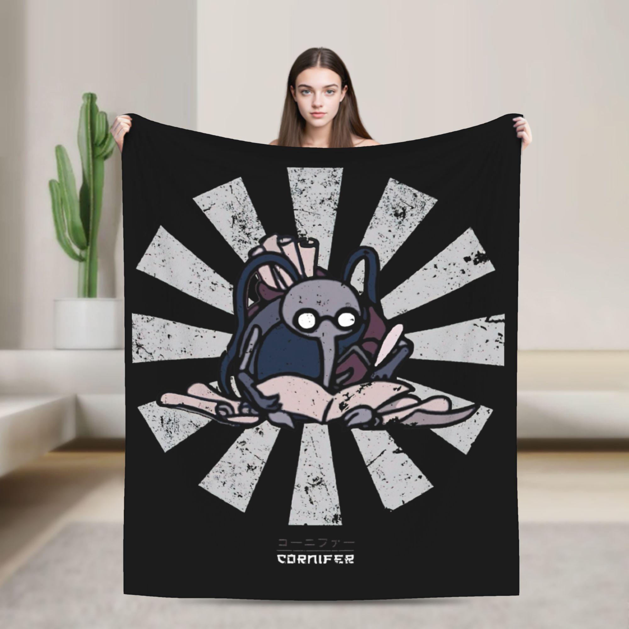 

Hollow Knight Cereal Whitehorn Blanket Cyclone Slash Plush Novelty Warm Throw Blanket for Bedspread Winter Car 75x90cm