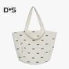 Outing Tote Bag Cotton Stroller Diaper Bag Portable Mommy Handbag Stroller Hanging Storage Bag for Diapers Bottles Travel Shopping