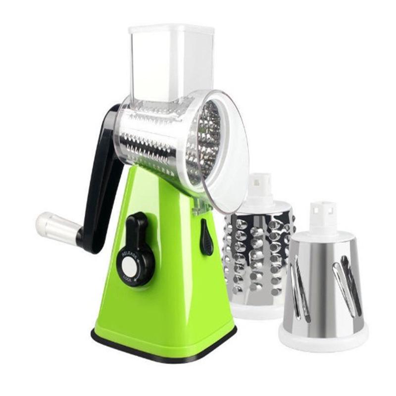 Hand-Crank Multifunctional Vegetable Slicer & Shredder