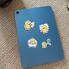 50pcs Cute Little Yellow Duck Doodle Stickers Tablet And Laptop Stickers Phone Decorations Birthday Gift Box Stickers for Pads
