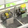Modern Kitchen utensils drain basket household multi-function drain rack multi-layer rag rack cross-border water filter basket