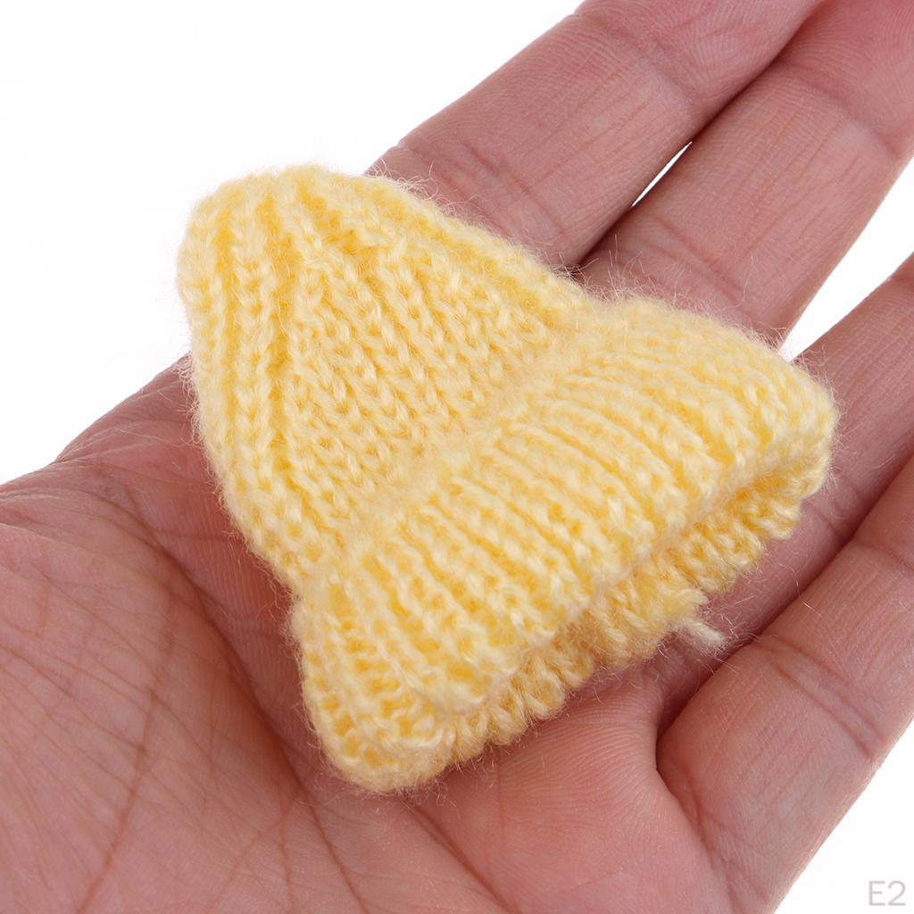 1/6 Hand Knitted Wool Hat Doll Dress