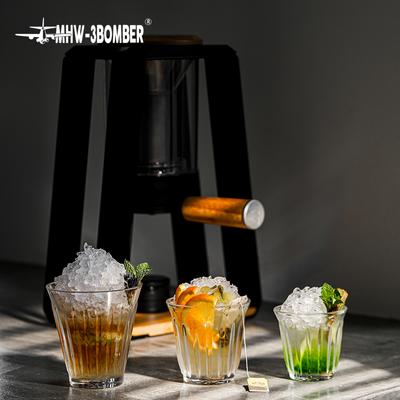 MHW 3BOMBER 90-320ml Klar Glas Kaffekopp Dricksglas för Espresso Cappuccino Juice Cocktails Kök Barista Glas