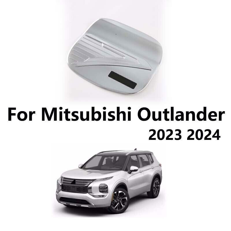For  2024 Mitsubishi Outlander Chrome Fuel Tank Gas Cap Cover Trim