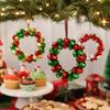 Multicolor Christmas Bell Garland Premium Metallic Wreath Shiny Xmas Tree Hanging Pendant High Quality Home Party Decor Props