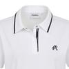 MALBON GOLF Color Tip Basic Crop T-Shirt White (Woman)