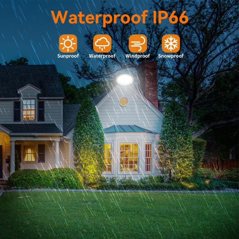 LED Flood Light Super Bright Spotlight, IP66 Waterproof Outdoor Garden Lighting, 100W 150W 200W White Reflector For Garden Wareh