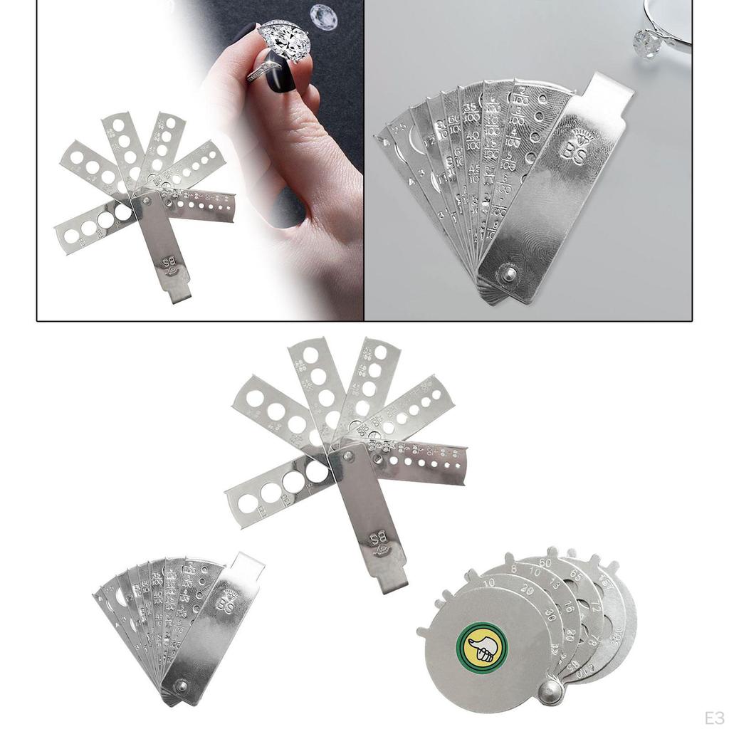 Diamond Comparison Tool for Size And Shape with Carat Reference