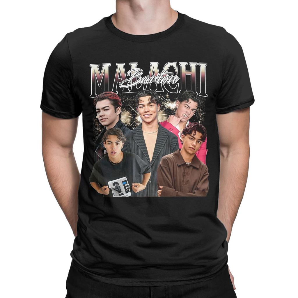 Awesome Malachi Barton T-Shirt for Men Round Collar 100% Cotton T Shirts  Short Sleeve Tees Gift Idea Tops