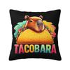 Cute Animal Capybara Cushion Cover x cm Polyester Soft Throw Pillow Case For Sofa Chair Decoration Bedding Pillowslip