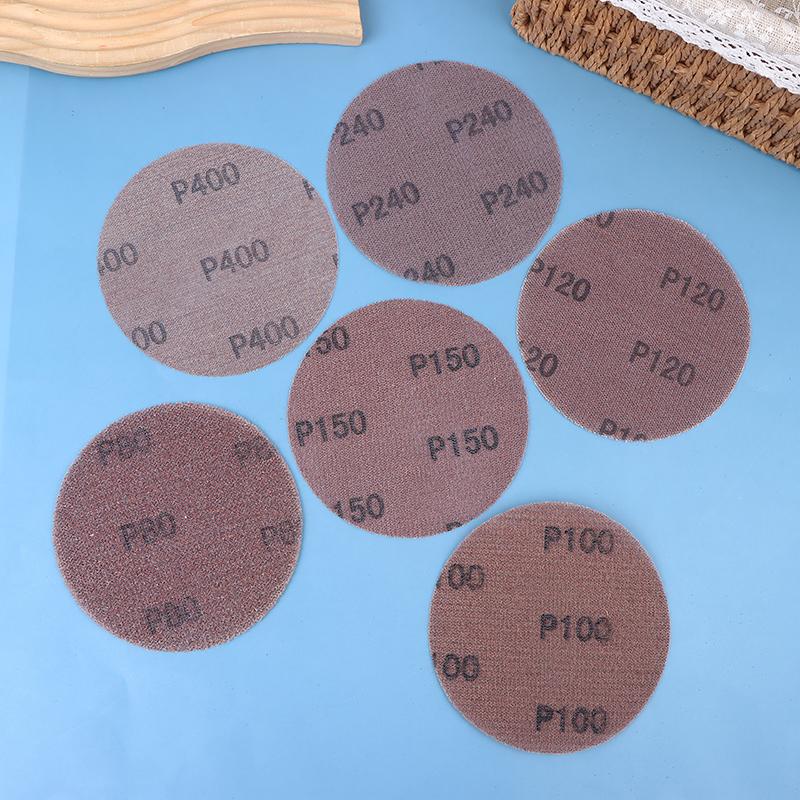 10 Stück 5 Zoll Klett-Schleifpapier Gitter-Schleifscheiben 125 mm Netz-Schleifpapier Staubfrei Anti-Blockierend Schleifpapier für Auto