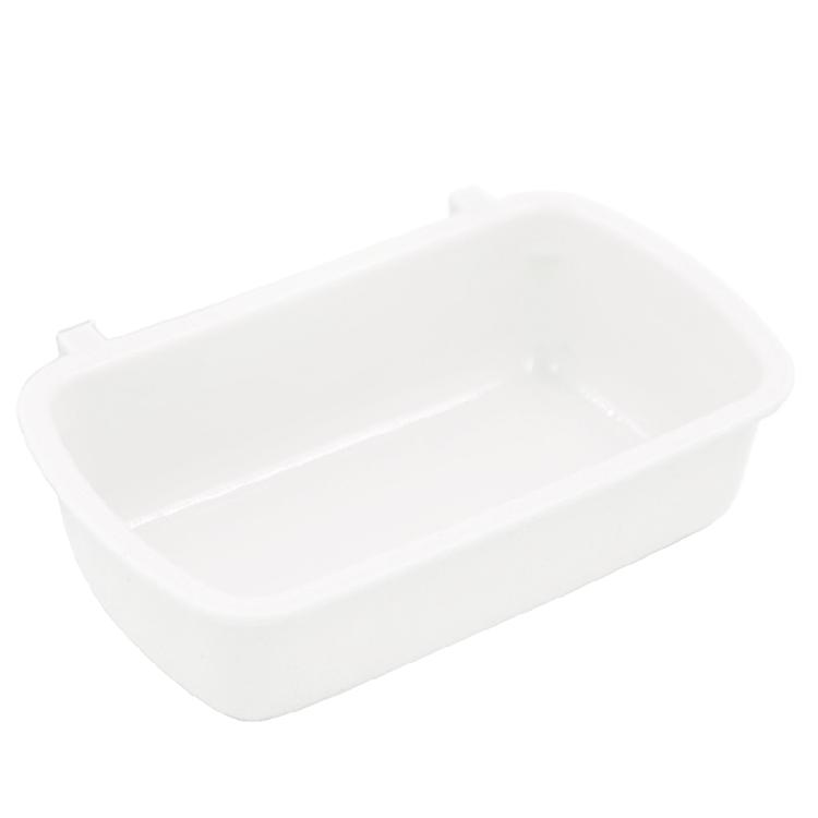 

Pet Water Drinking Feeder Cage Hook Up Hanging Bowl for Hamster Squirrel Plastic белый