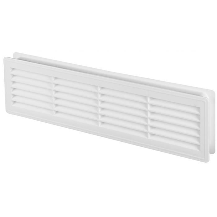 120x440mm Porte Intérieure En Plastique Ventilation Grille D'évacuation D'air Collier Blanc Couleur