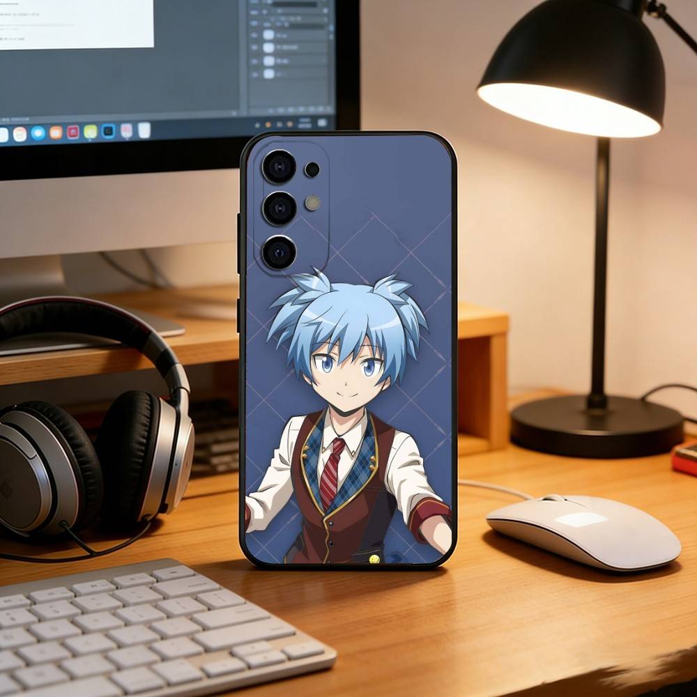Anime A-Assassination Classroom-m Phone Case For Samsung S25,S24,S21,S22,S23,S30,Ultra,S20,Plus,Fe,Soft Silicone Black Cover