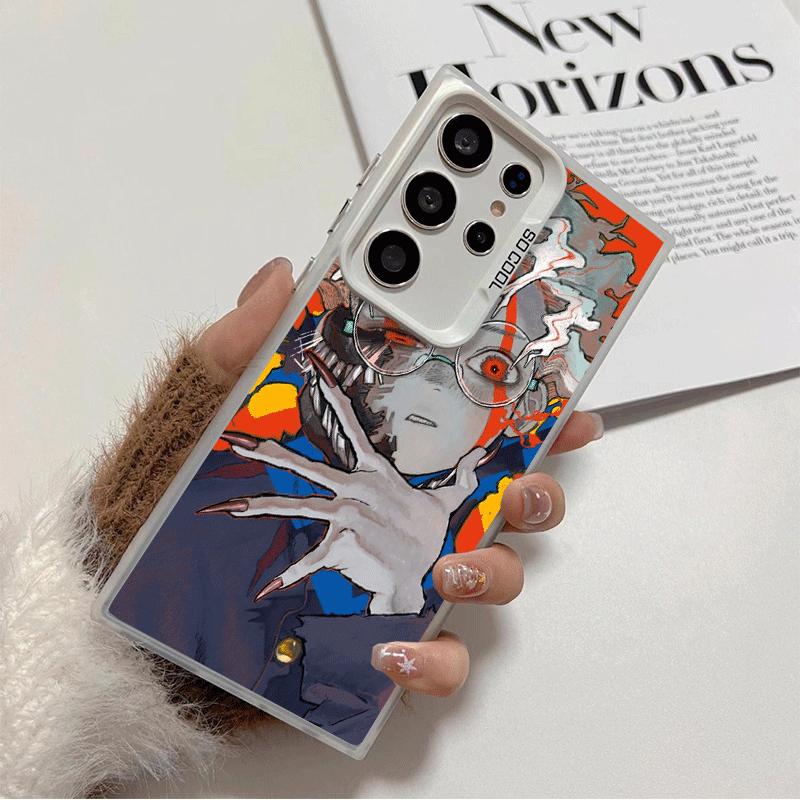 

D-Dandadans Okarun Anime Soft Phone Case for Samsung Galaxy S24 S25 FE S26 Edge S23 Ultra S22 Plus S21 + Shockproof Cover Back S Samsung S25
