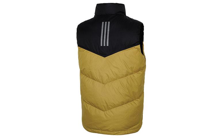 adidas Down Vests Men's Black Stand Collar Thickened Other H20778