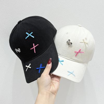 Schicke Verstellbare Baseballkappe mit Schleife - Sonnenschutz, Atmungsaktives Polyester, Perfekt für Damenmode