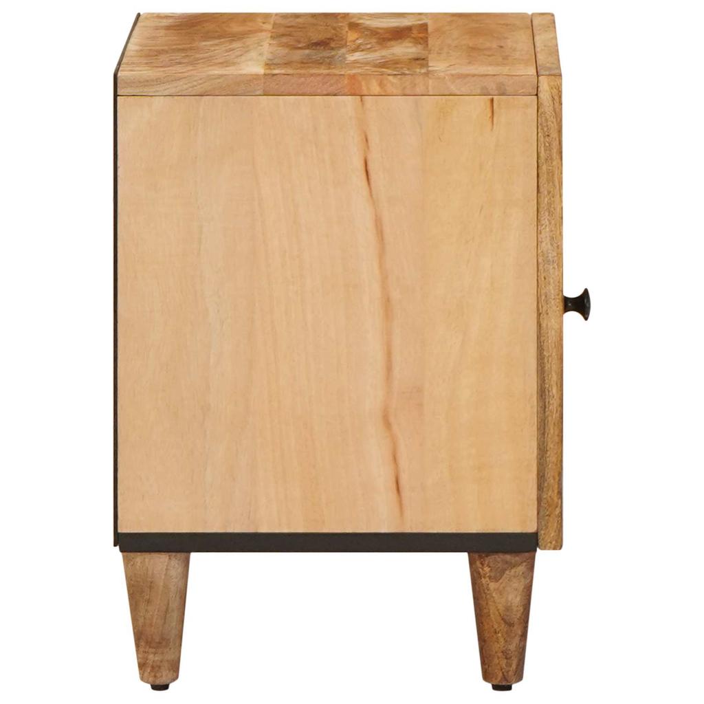Nightstand Brown 40 x 33.5 x 46 cm Solid Mango Wood