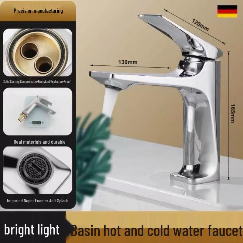 

Hot & Cold Bathroom Sink Faucet