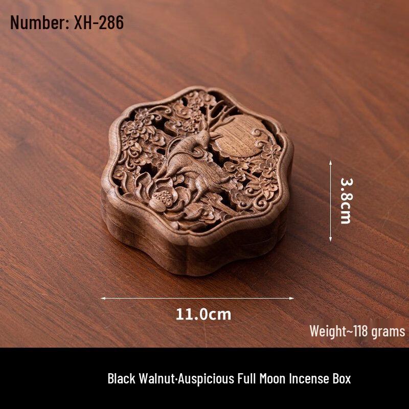 Solid Wood Incense Burner and Holder