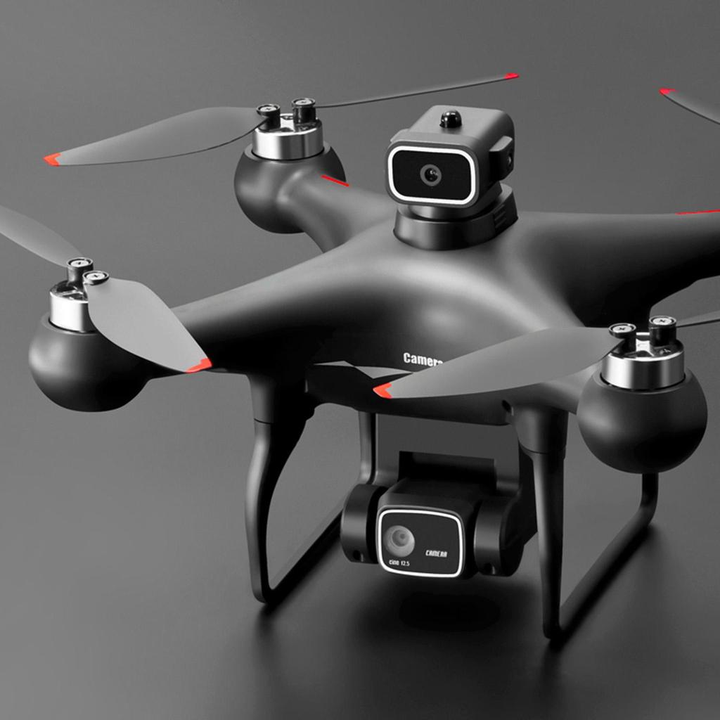 Remote Control Drone with Cam a 4K Dual Cam a 4-sided Infrared Obstacle Avoidance Brushless Motor Optical Hov  Remote Control Quadcopt  for Kids A