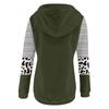 Women's Casual Fashion 2022 Cows Stripes Print Long Sleeve Pullover Hooded Top