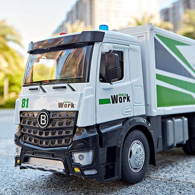 1/24 Scale Run-off Model Truck Type Large Unit Box, Container Car Games, Original Content Prize Games,