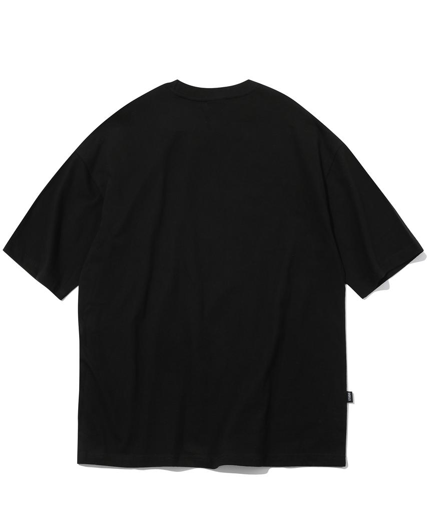 CPGN STUDIO Dtp Happy Day Short Sleeve T-Shirt Black