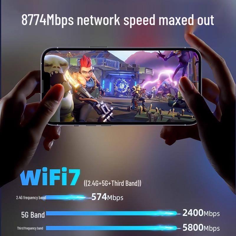 MT7927/MT7925 Wi-Fi 7 PCIe-Netzwerkkarte mit 5G/6G & Bluetooth 5.4 für Desktop