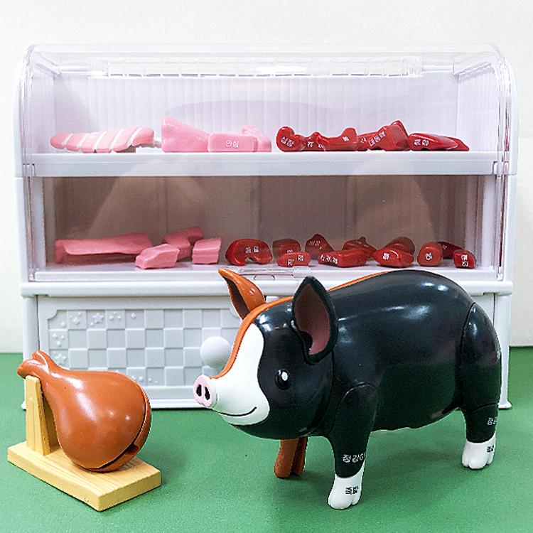(Korean Version) Deconstruction Puzzle Pig, Meat Puzzle, Korean Popular Bandai
