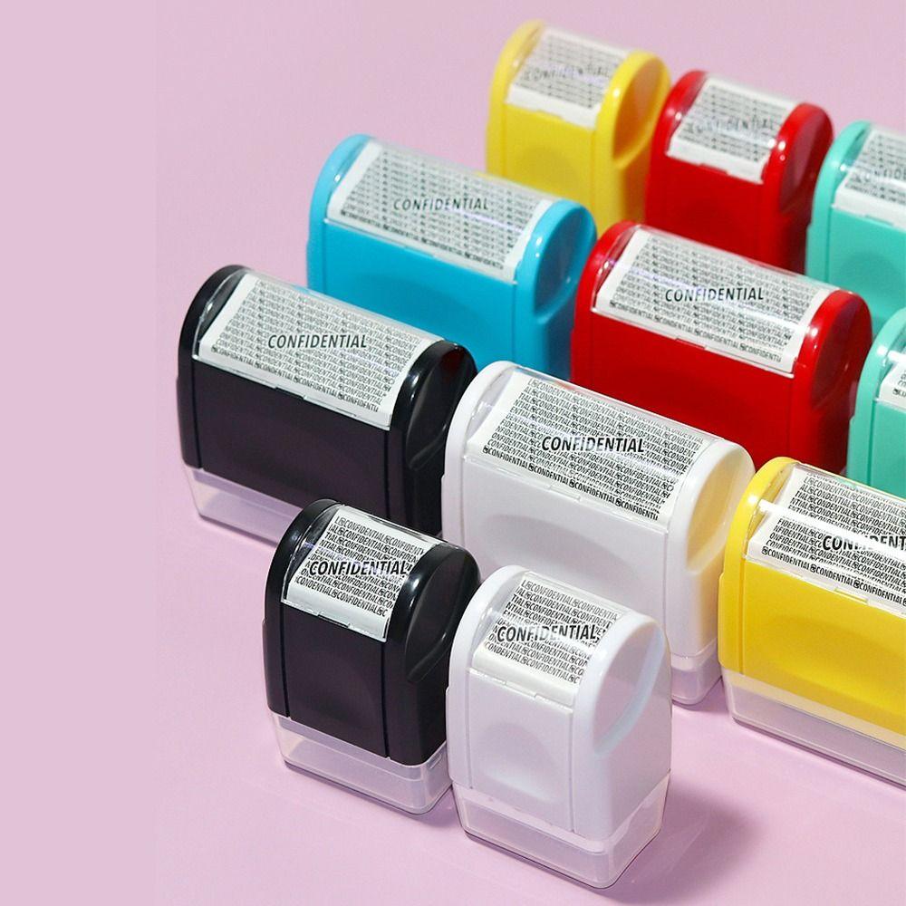 Nepropustný razítko válečkové razítko pro ochranu před krádeží identity Manuální válečkové razítko Ochrana proti krádeži identity