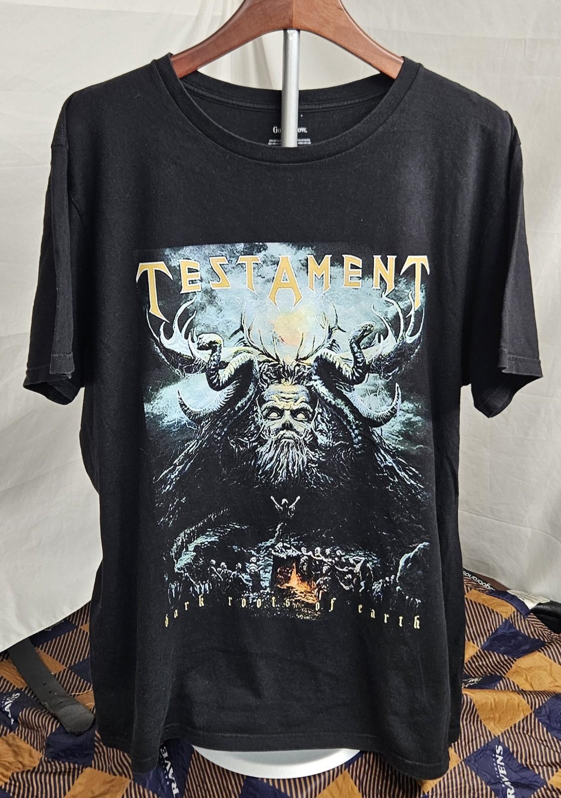 Men s Testament Dark Roots Of Earth Practice What You Preach Size XL... Unisex T-Shirt S