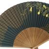 carved from karaki gourd Men's fan, wood, scented, design.