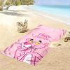 Pink Panther Print Beach Towel, Large Soft Quick Dry Towel for Beach Camping Swimming
