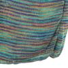Missoni Made In Italy Border Pattern Long Sleeve High Neck See-Through Cut Women Used