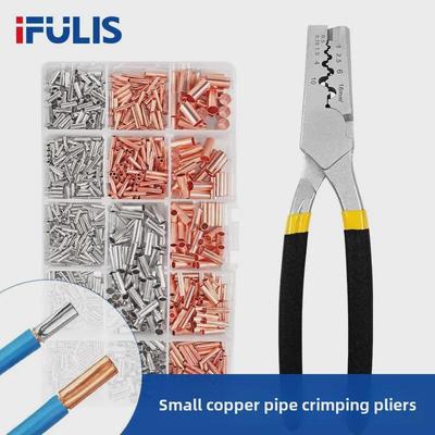 PZ0.5-16 Crimping Pliers with 970 Copper Tube Terminals and 210 Connectors.