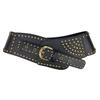 Wind Rivet Retro Belt Vintage Wide Belt Women Wide Waist Seal Outer Cover Spice Girl Wear