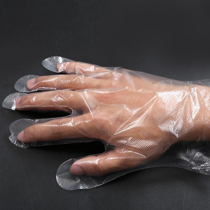 Disposable Transparent PE Medical Examination Gloves for Household, Catering, Beauty, and Hairdressing