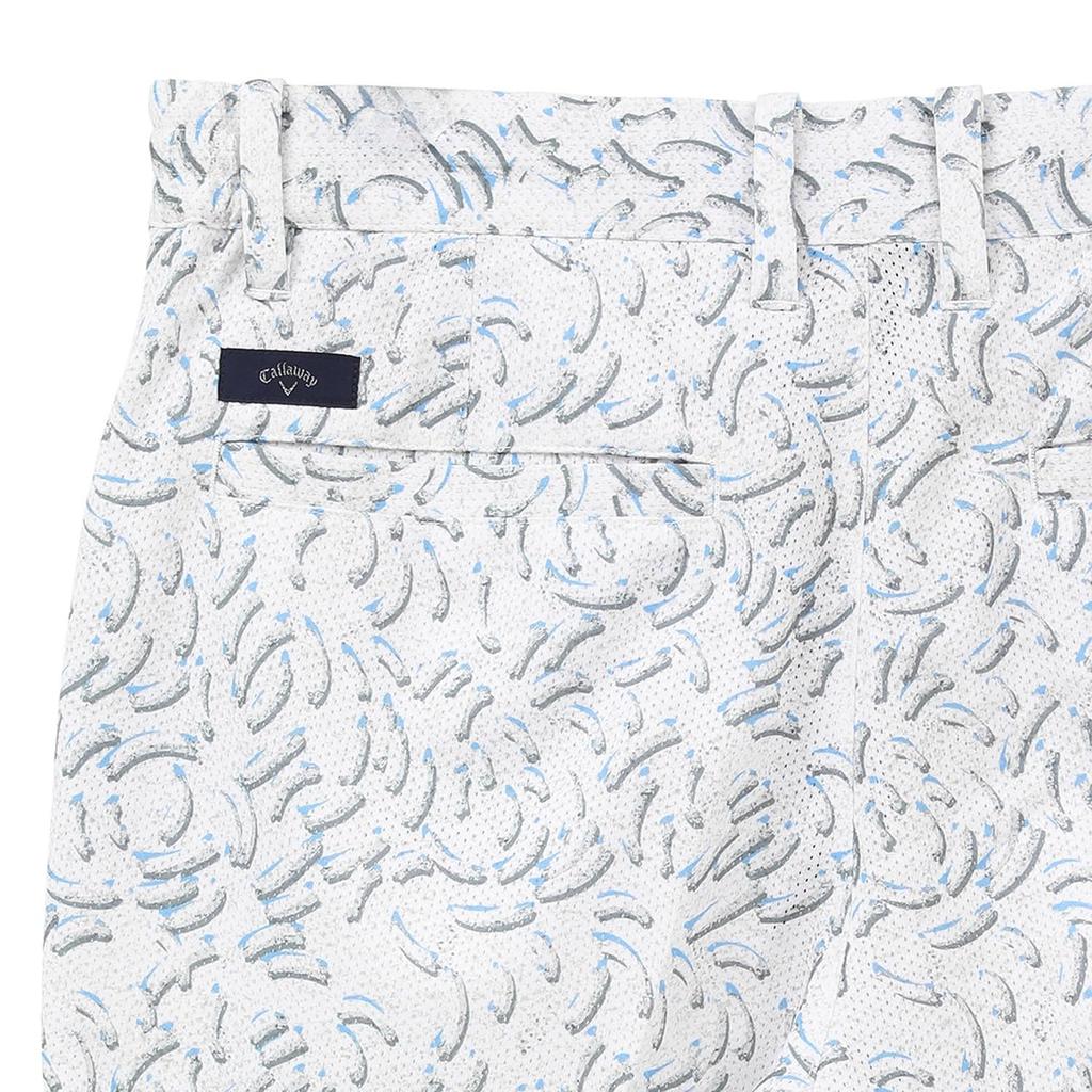 Shorts Absorbent Quick Golf C24127106 [Callaway] Men's (Art Print/Sweat Drying) / / 1030_White