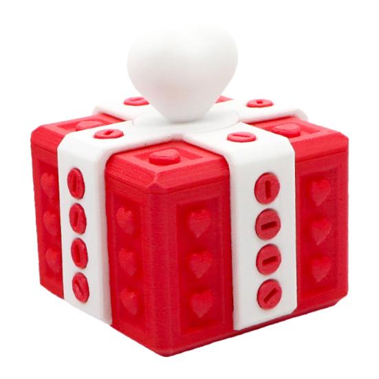 

Набридлива Подарункова Коробка 3D-друкована Коробка-головоломка Багаторазова Коробка для розіграшів Гвинтова Коробка для подарунків Новинка Контейнер для грошей/карток на День народження Різдво 7cm