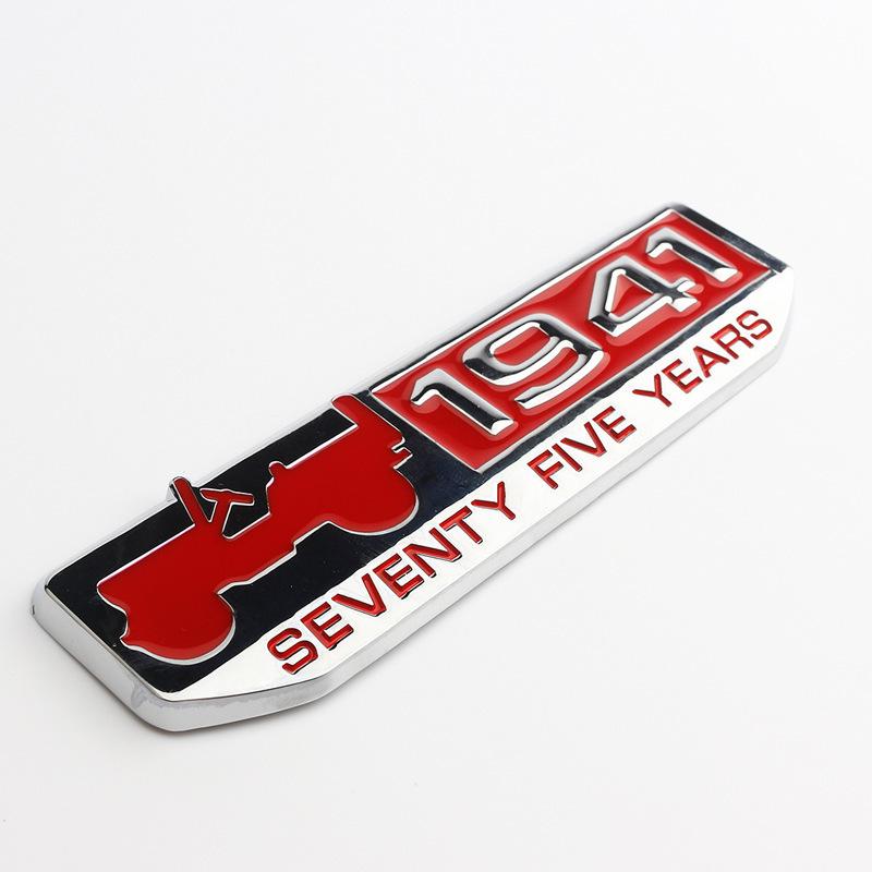 Metall-Embleme für Compass, Wrangler und Grand Cherokee 1941 - Karosserieaufkleber und Heckaufkleber