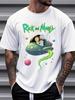 1pc Men's Rick and Morty T-Shirt 100% Cotton Rick & Morty Graphic Tee with Ric