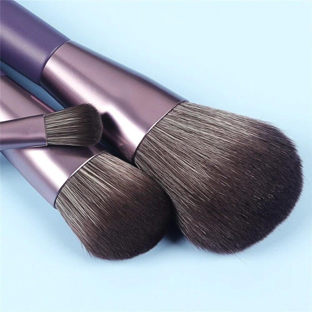 7 stk profesjonelle sminkebørster sett med bøtte Blush Powder Øyenskygge Øyenbryn Foundation Brush Makeup Tool