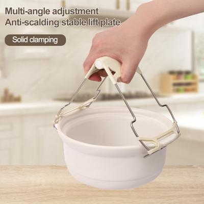 Kochplattengreifer, Anti-Verbrühungs-Mikrowellenherd-Kochwerkzeug, Küchenzange für den Heimgebrauch zum Bewegen von Schüsseln und Töpfen