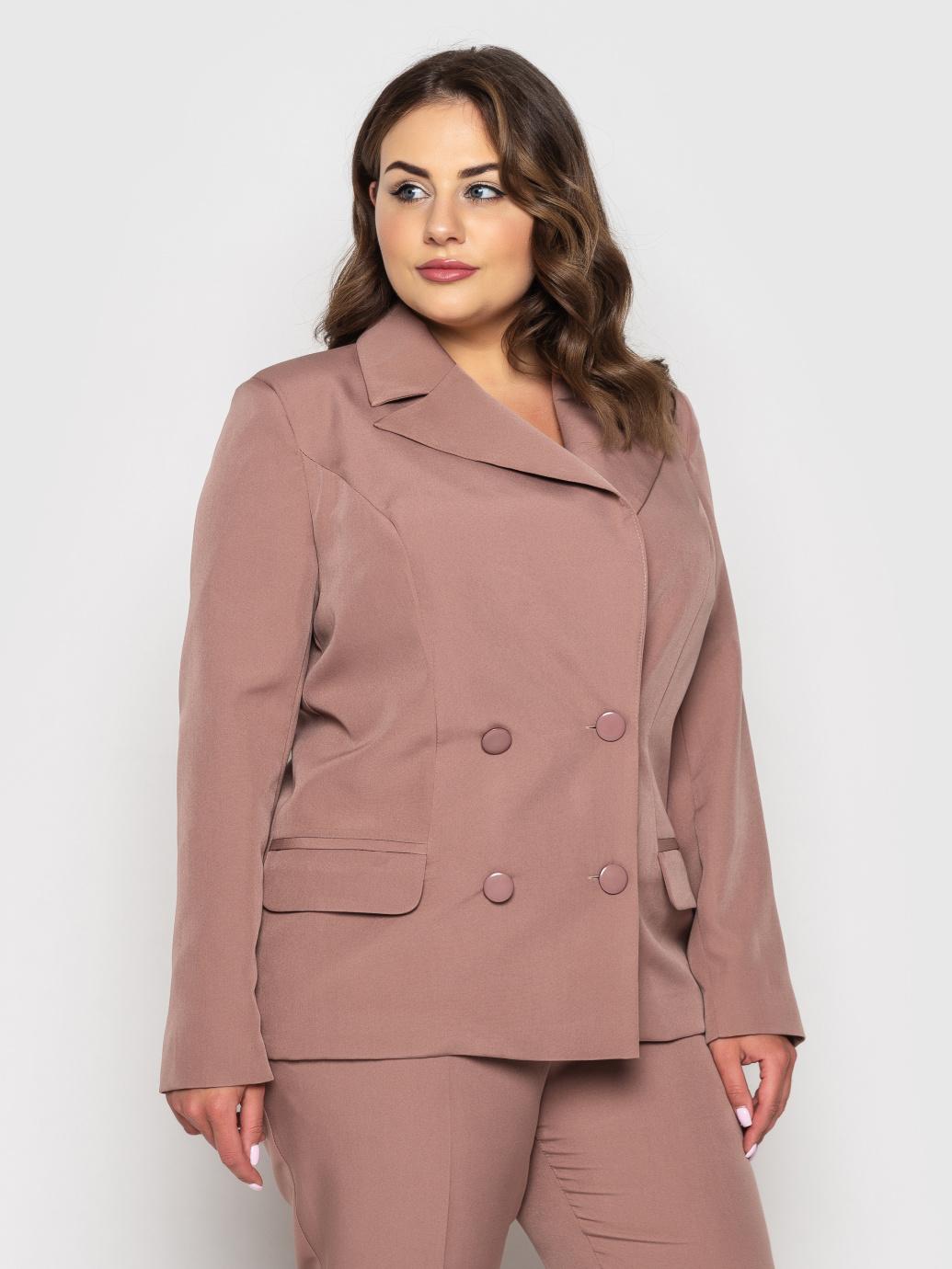 

Піджак Амато Luzana 4XL bistre коричневий колір