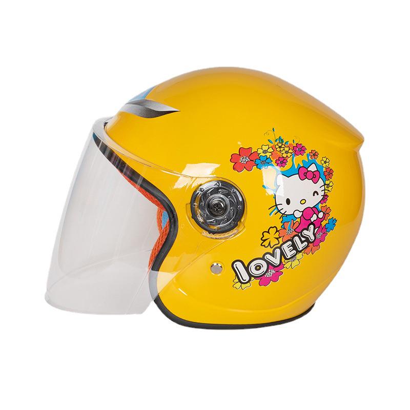 Fomar Unisex Winter Cartoon Baby Helmets for Children's Electric and Battery Cars