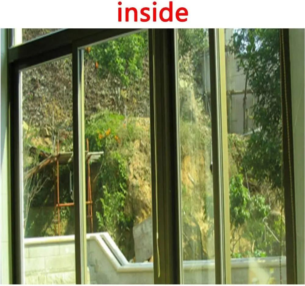Heat Regulation Protective Window Film Solar Protection Explosion-Proof Window Tint For Home Safety Sun Blocking Glass Vinyl Silver