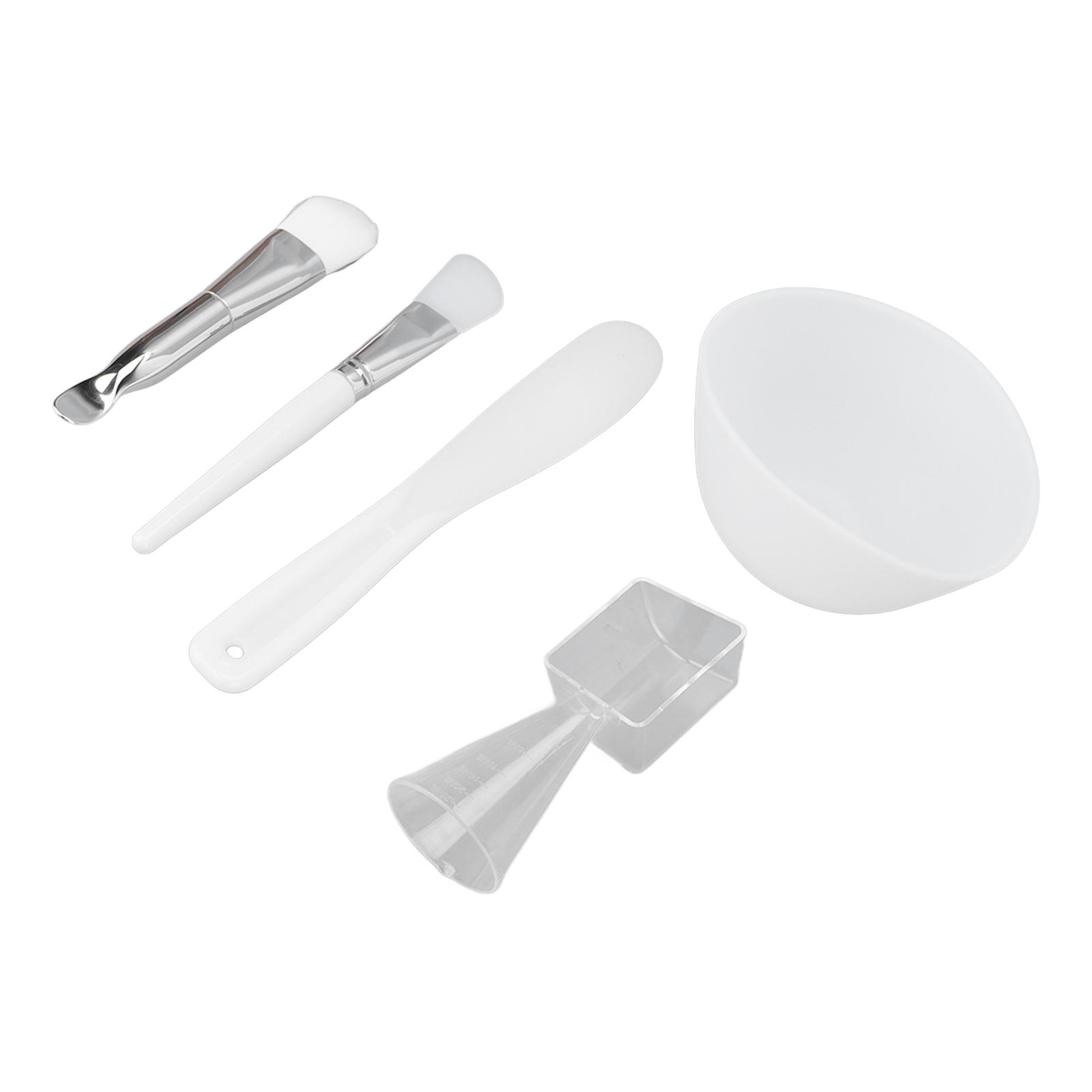 

Facial Mask DIY Tool Kit Professional Household Mask Bowl Mixing Tool Spatula Applicator Measuring Spoon
