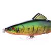13CM17GMulti-section artificial lure bait4No. Hook with Sound Bead Hard Bait Fake Bait Fishing Gear Fish Bait