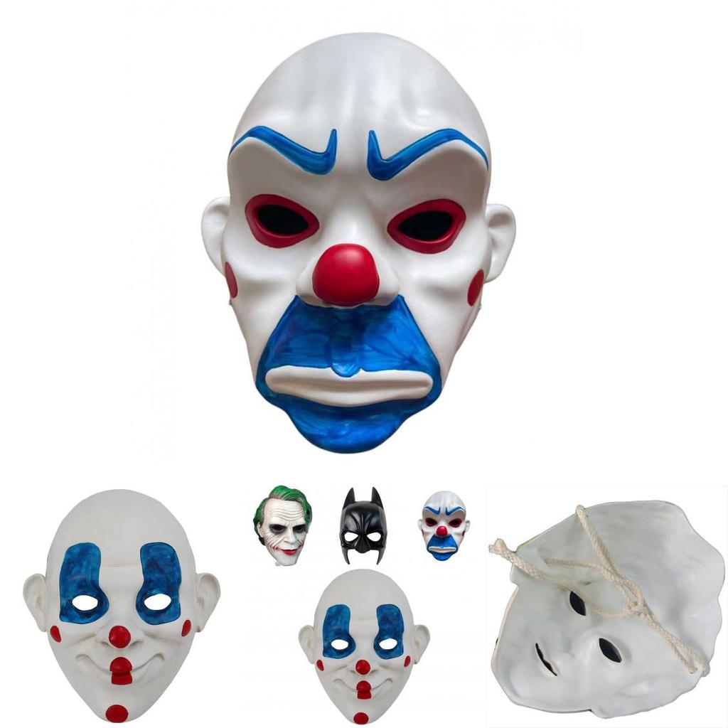 Robber Joker Batman Mask Resin Cosplay Mask For Christmas And Halloween Costume And Party Decor